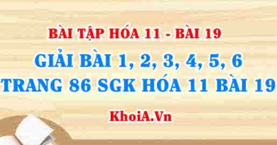 Bài tập Cacbon, Silic: Giải bài tập 1, 2, 3, 4, 5, 6 trang 86 SGK Hóa 11 bài 19